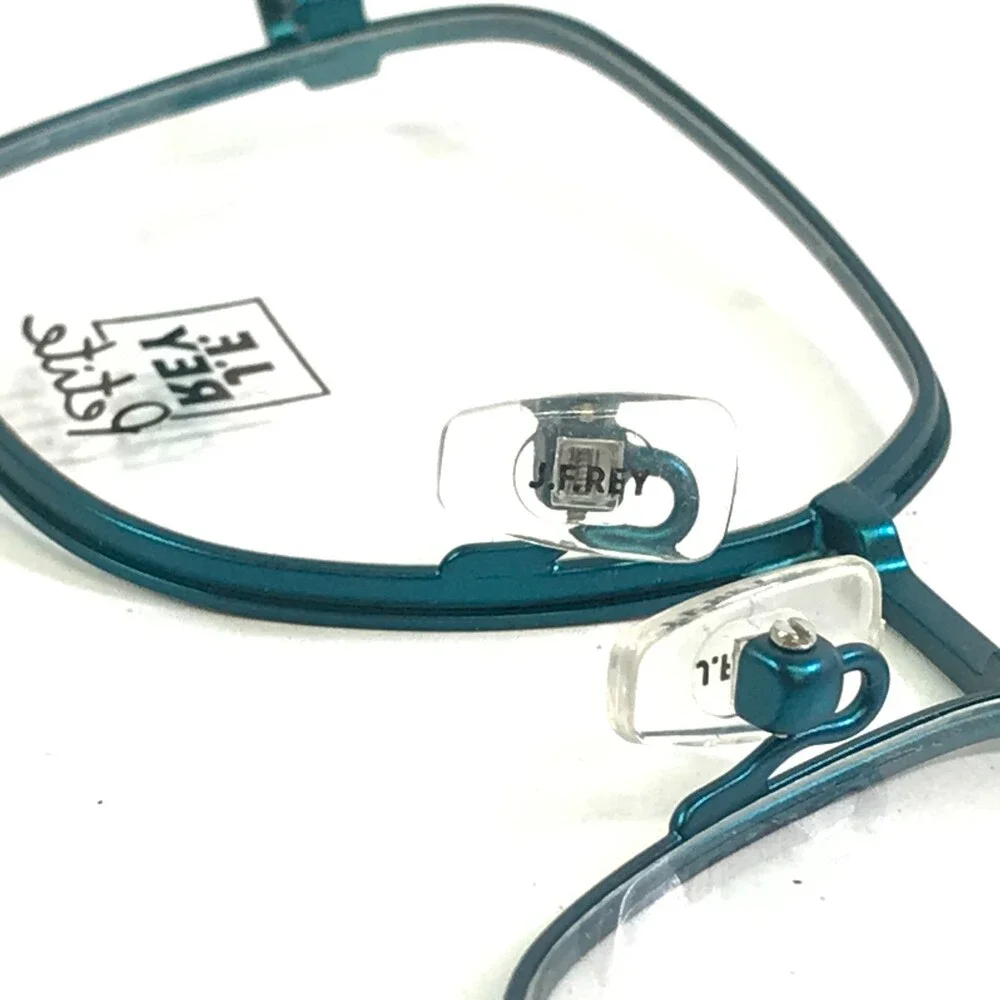 J.F. Rey Petite Eyeglasses Frames PM094 4701 Black Blue Butterfly 48-16-135